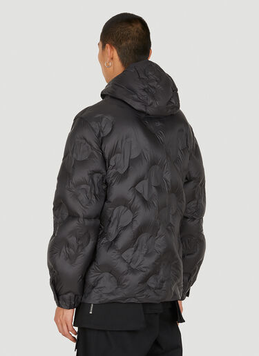 Dolce & Gabbana Quilted Logo Hooded Jacket Black dol0149006