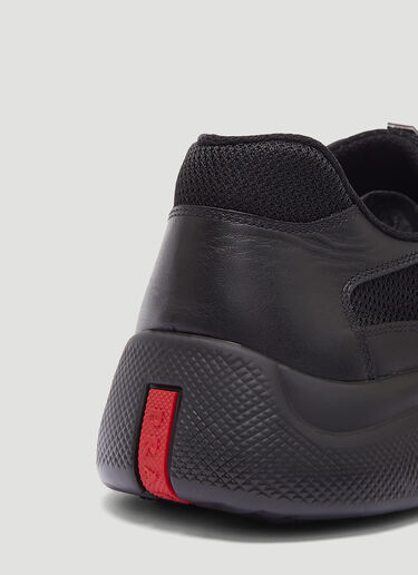Prada  Americas Cup Lace-Up Sneakers Black pra0134006