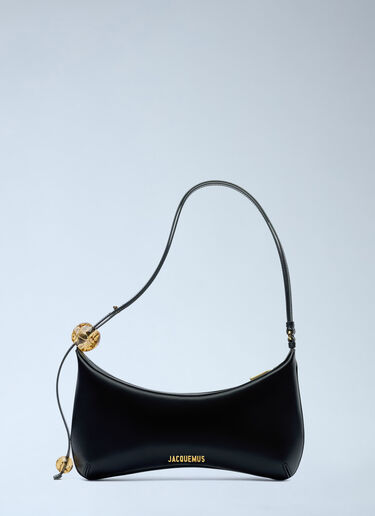 Jacquemus Le Bisou Perle Shoulder Bag Black jac0254093