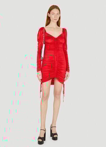 Ruched Dress Dolce & Gabbana Ruched Dress Red dol0251017