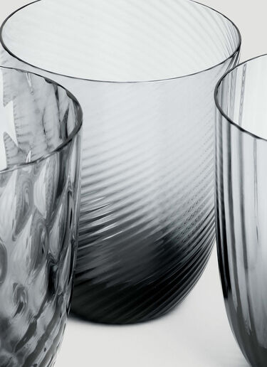NasonMoretti Set of Six Idra Water Glass Grey wps0644514