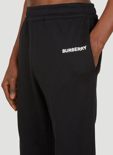 Burberry ロゴプリントトラックパンツ ブラック bur0151040