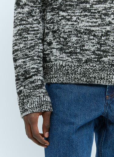 A.P.C. Marled Knit Sweater Grey apc0155006