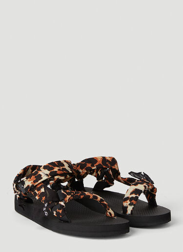 Arizona Love Leopard Trekky Sandals Brown arz0252004