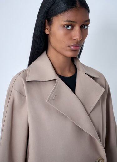 TOTEME Signature Trench Coat Beige tot0263006