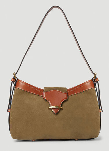 Isabel Marant Botsy Shoulder Bag Khaki ibm0251019