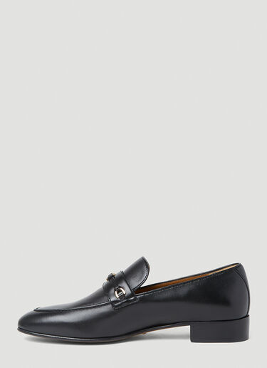 Gucci Interlocking G Horsebit Loafers Black guc0253095