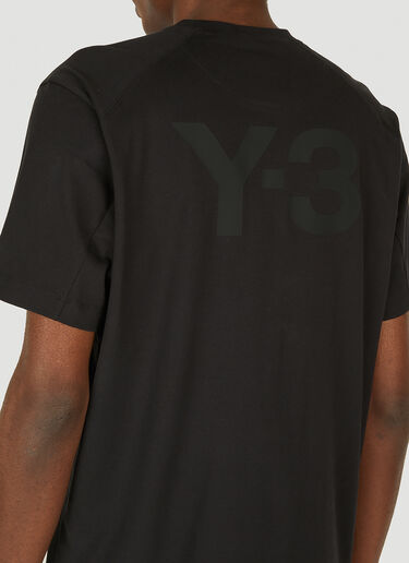 Y-3 로고 모티프 티셔츠 블랙 yyy0149009