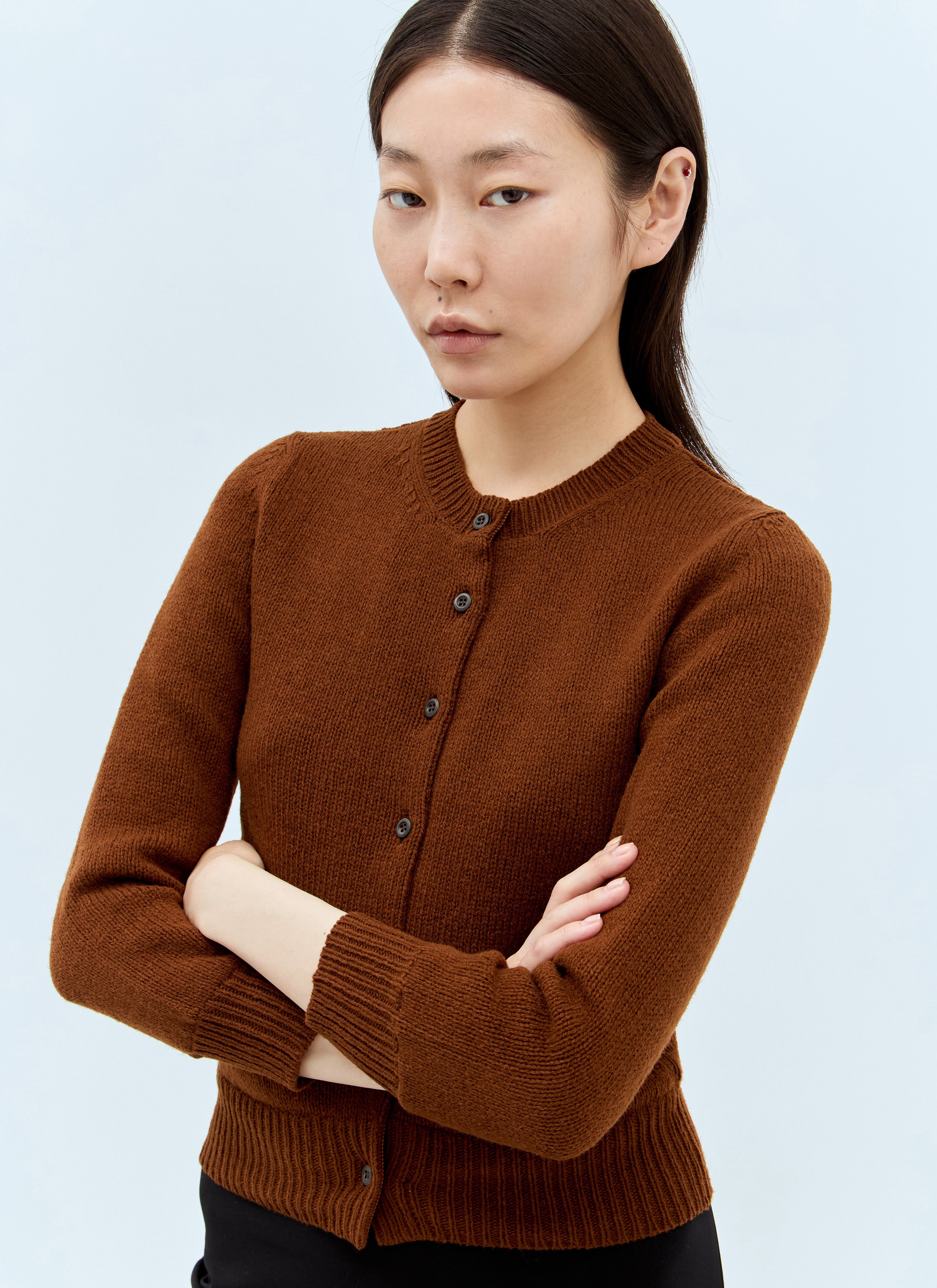 Prada wool cardigan discount