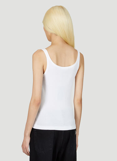 Kim Scoop Neck Tank Top Dolce & Gabbana Kim Scoop Neck Tank Top White dol0252008