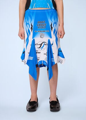 Gina Corrieri Racer Skirt Blue gcr0264003