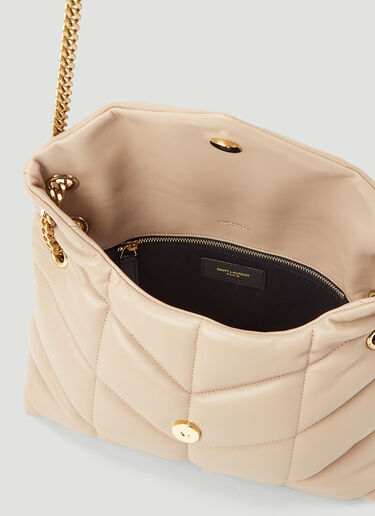 Saint Laurent Loulou 松软小号单肩包 米色 sla0243054