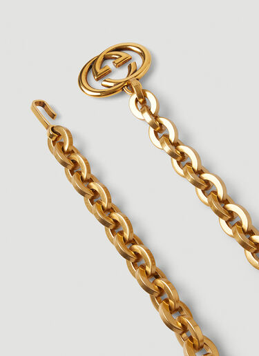 Gucci Interlocking G Chain Belt Gold guc0247263
