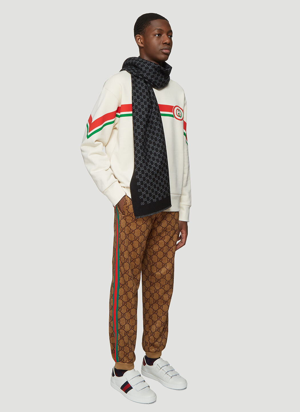 Gucci gg supreme track pants clearance