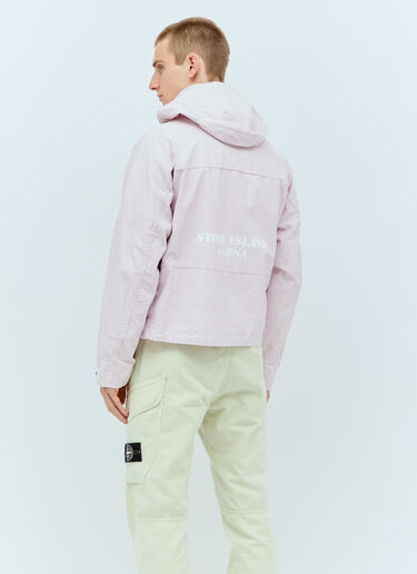 Marina Linen Canvas Jacket Stone Island Marina Linen Canvas Jacket Pink sto0156011