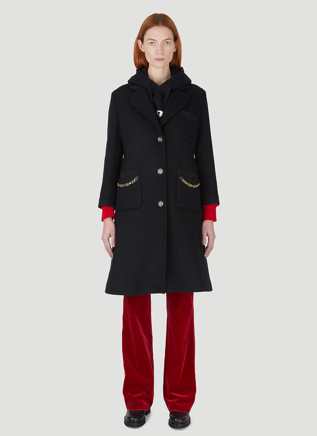 Gucci military coat discount