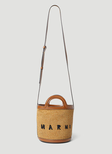 Marni Tropicalia Small Bucket Bag Brown mni0255052