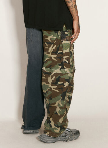 Balenciaga Camo Hybrid Baggy Pants Grey bal0156009