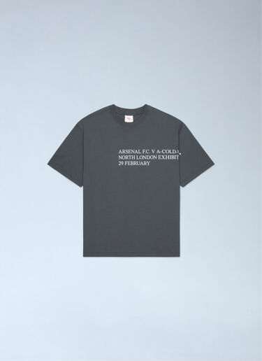 Logo Motif T-Shirt Arsenal x A-COLD-WALL* Logo Motif T-Shirt Grey acw0162011