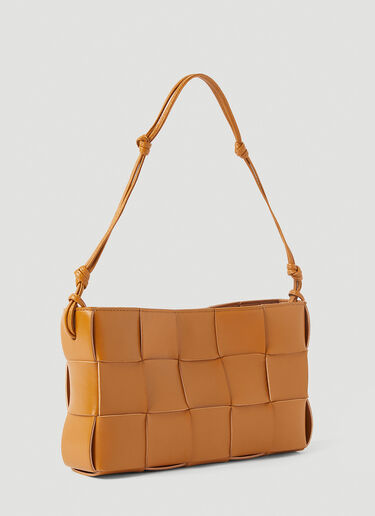 Bottega Veneta イントレチャート ショルダーバッグ キャメル bov0251057