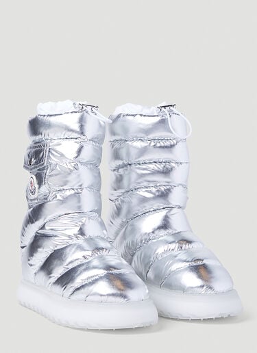 Moncler Gaia 口袋中帮雪地靴 银色 mon0254053