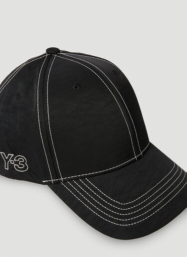 Y-3 Stitch Baseball Cap Black yyy0152056