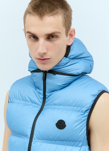 Moncler Lausen ダウンジレ ブルー mon0158004