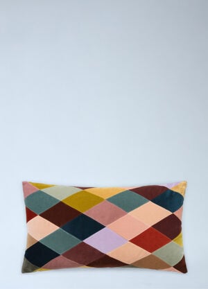 Christina Lundsteen Geometric Velvet Cushion Multicolour wps0691940