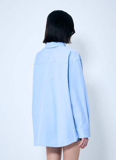 Alexander Wang Pull-Back Cut-Out Shirt White awg0259008