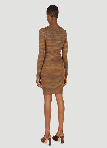 Isabel Marant Étoile Jyoti Mini Dress Brown ibe0249009