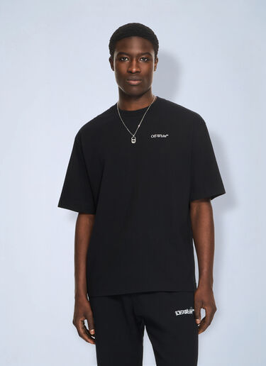 LN-CC® - Off-White: Heraldic Arrow Cuffed Sweatpant - Black Off-White Heraldic Arrow Cuffed Sweatpant Black ofw0164114