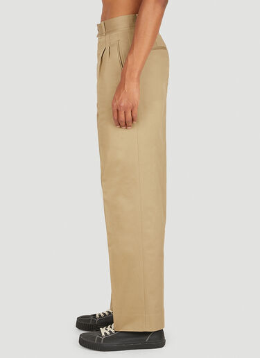 Maison Margiela Straight Leg Pants Beige mla0149036