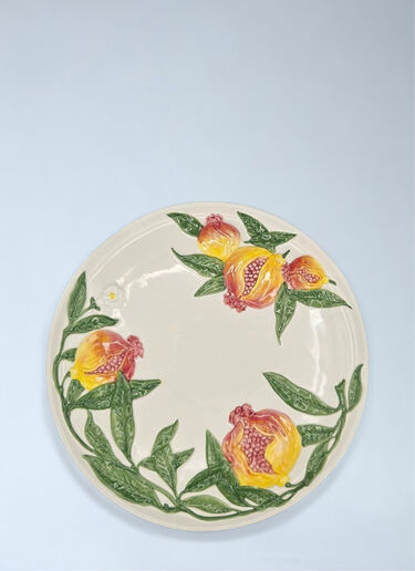 Embossed Ceramic Plate Les-Ottomans Embossed Ceramic Plate Multicolour wps0692534