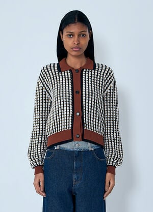 Marni Cotton-Blend Cardigan White mni0263003