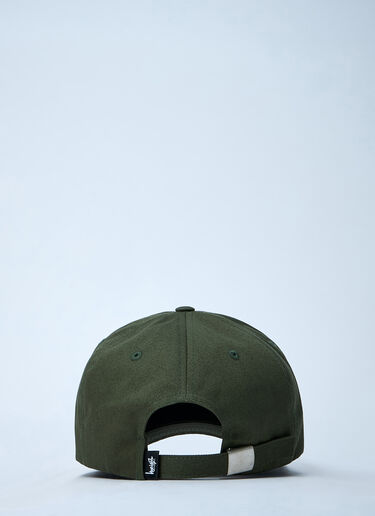 Stüssy Logo Motif Baseball Cap Olive sts0161016