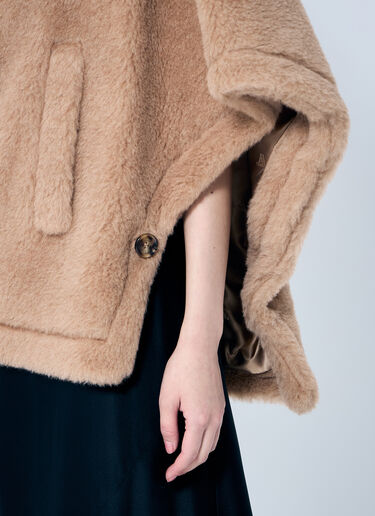 Max Mara 泰迪绒面料披肩 米色 max0259027