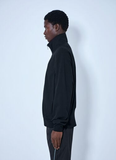 LN-CC® - Rick Owens: High-Neck Zip-Up Jacket - Black Rick Owens High-Neck Zip-Up Jacket Black ric0165061