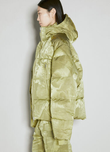 Y-3 GFX Puffer Down Jacket Green yyy0354037
