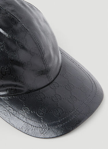 GG 压花棒球帽 Gucci GG 压花棒球帽 黑色 guc0154050
