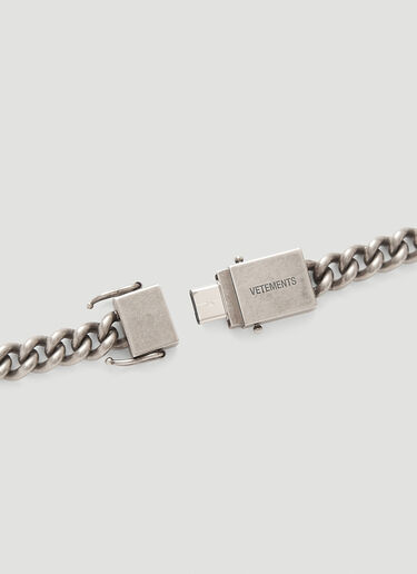 Vetements USB Necklace Silver vet0143026