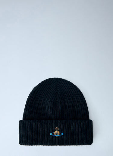 LN-CC® - Vivienne Westwood: Sporty Beanie - Black Vivienne Westwood Sporty Beanie Black vvw0166017