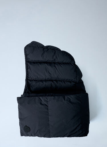 Nylon Hooded Scarf Moncler Nylon Hooded Scarf Black mon0262019