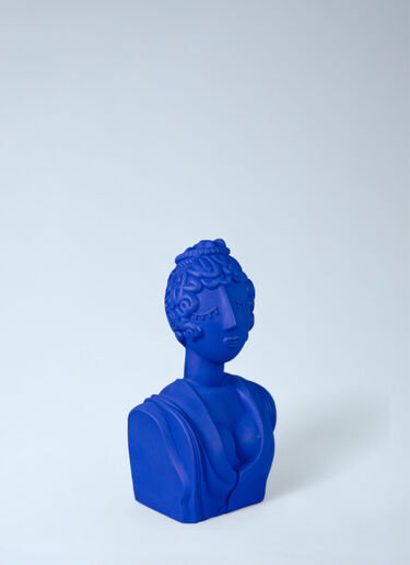 Magna Graecia Poppea Terracotta Bust Seletti Magna Graecia Poppea Terracotta Bust Blue wps0692095