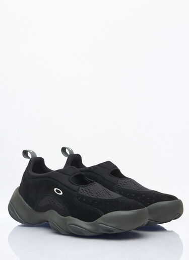 Oakley Factory Team Suede Flesh Sandal Slip-On Shoes Black oft0159001
