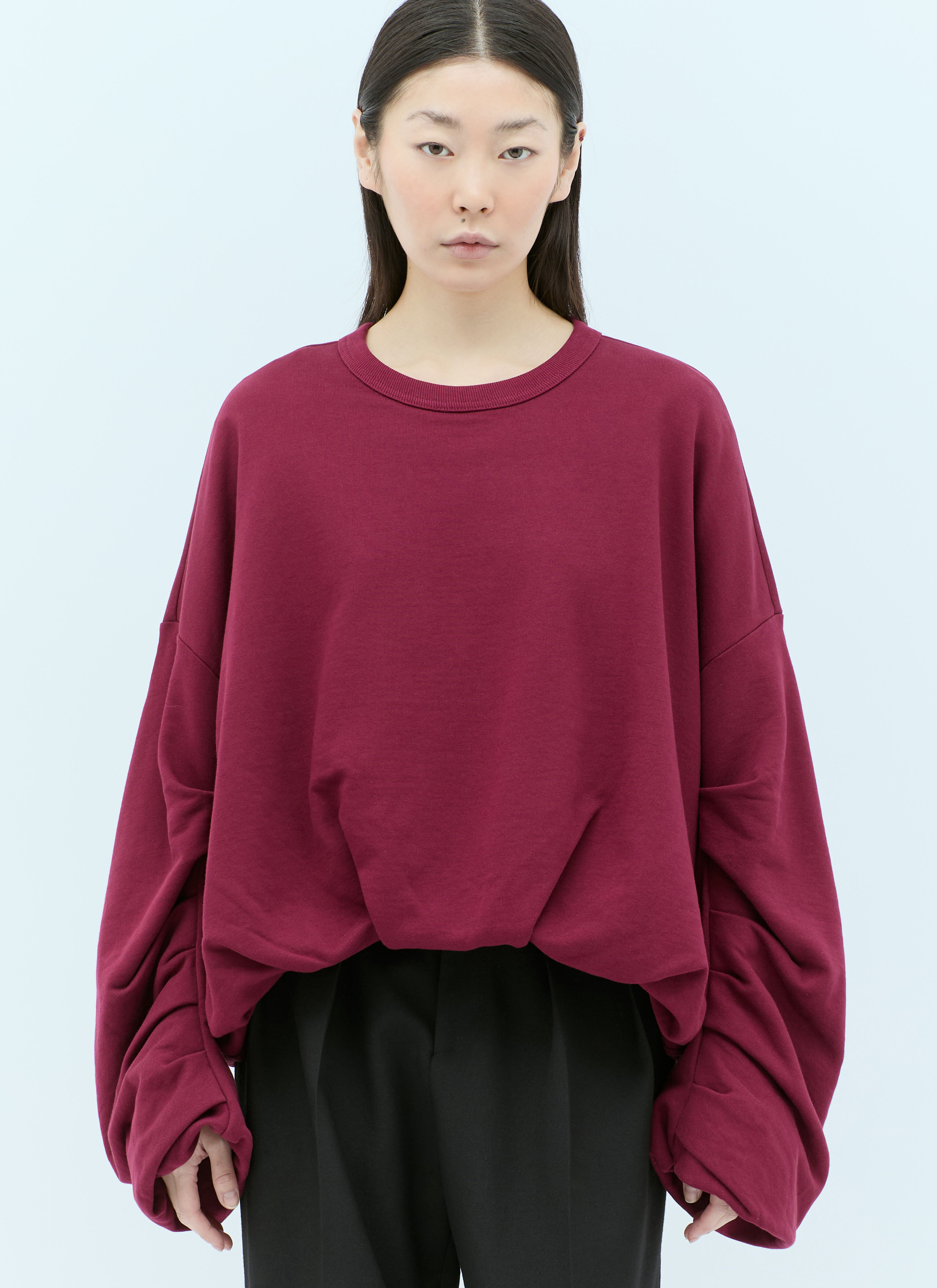 送料無料 内祝い Dries Van Noten Women's' Hannett Sweatshirt in Red | LN-CC® トップス