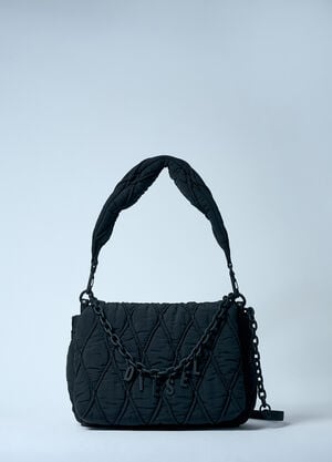 Diesel Charm-D Medium Shoulder Bag Black dsl0259044
