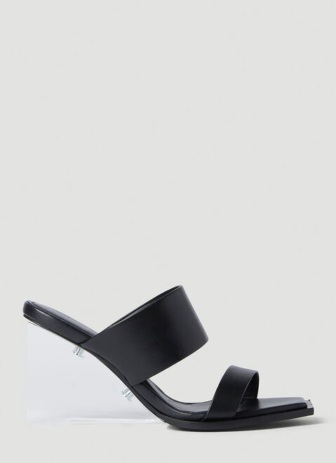 Alexander McQueen Shard High Heel Sandals Black amq0249030