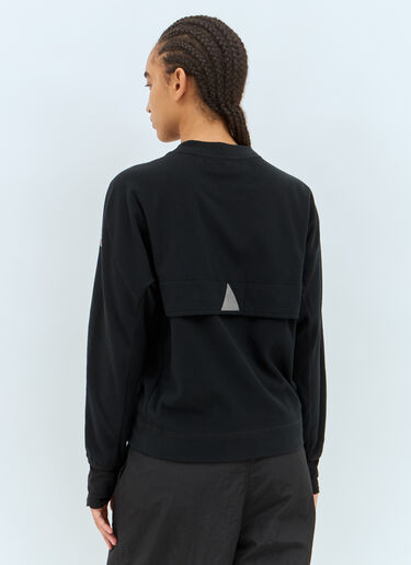 Fleece Sweatshirt Moncler Grenoble Fleece Sweatshirt Black mog0257003