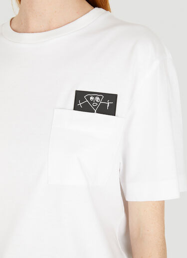 Plan C Logo Patch T-Shirt White plc0250023