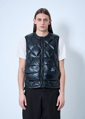 And Wander Quilted Down Vest Black anw0149004